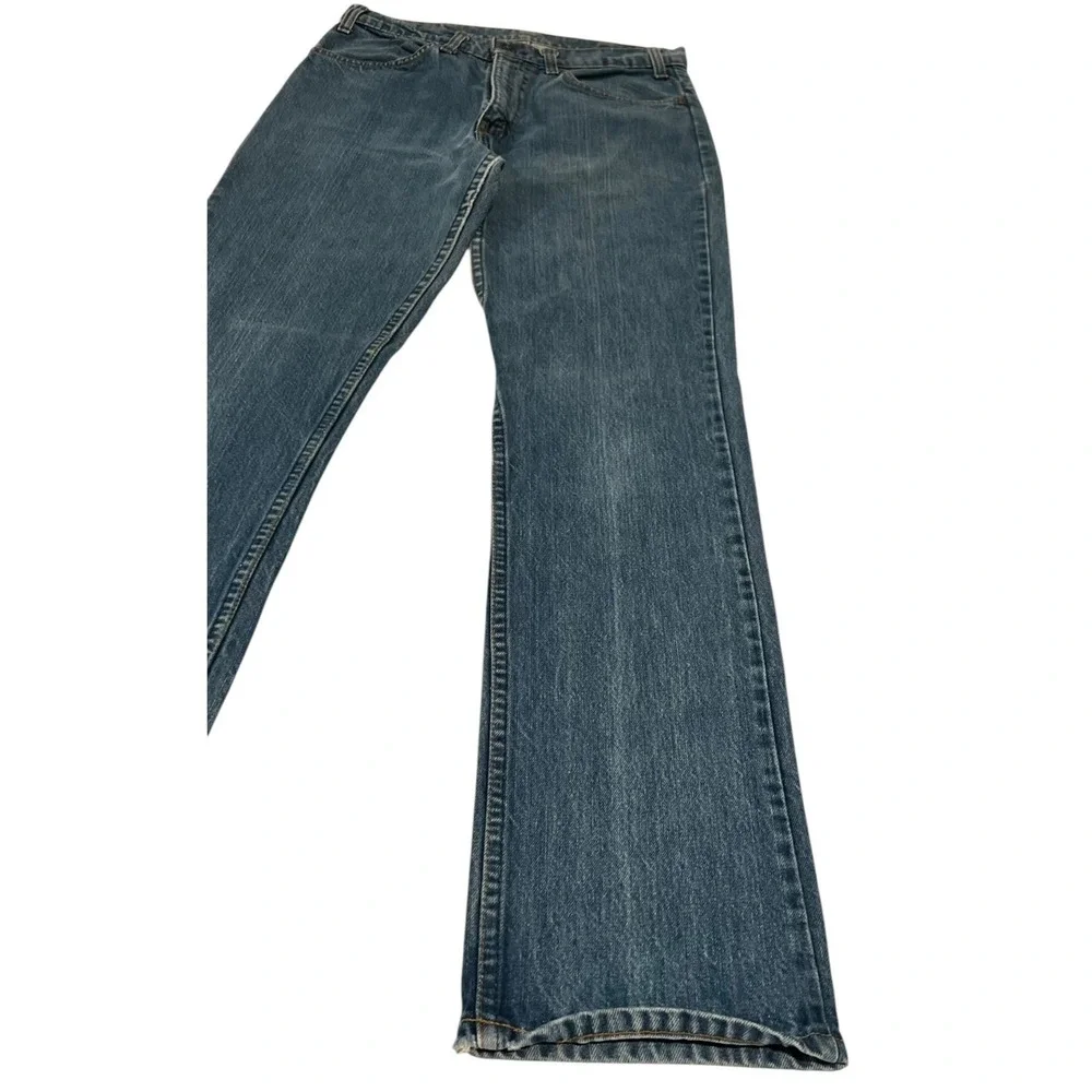 Vintage 1978 Levi's 519 Orange Tab Straight Leg‎ Jeans Blue Men's 32x33